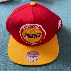Mitchell & Ness Houston Rockets Adjustable Hat